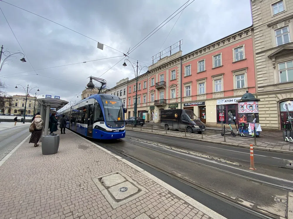 Krakow runs on trams, trains and a ten-minute walk