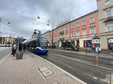 Krakow runs on trams, trains and a ten-minute walk
