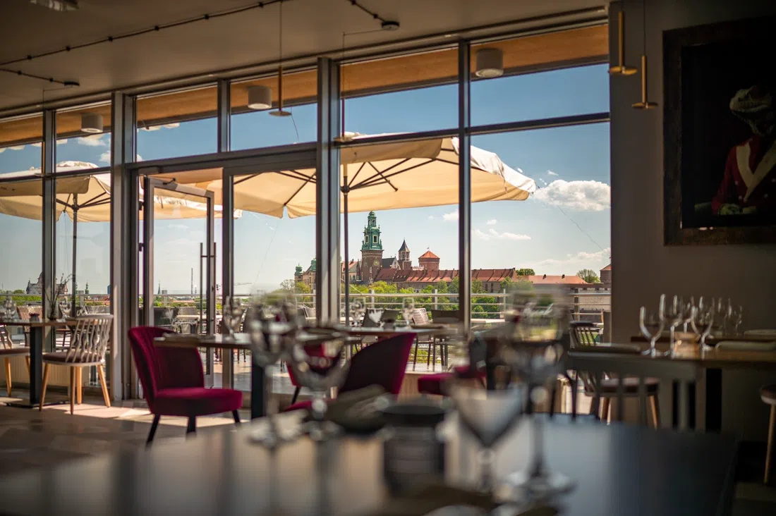 Café Oranżeria på Hotel Kossak, Kraków